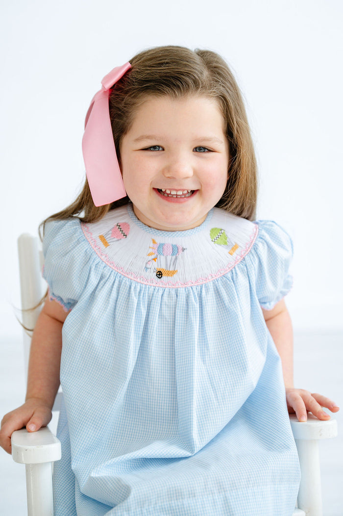Hot Air Balloons Smocked Helen Dress