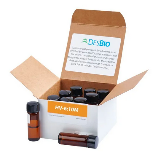 HV-6:10M (formerly HHV-6 Herpes 6 Series Symptom Relief Kit 10M) by DesBio