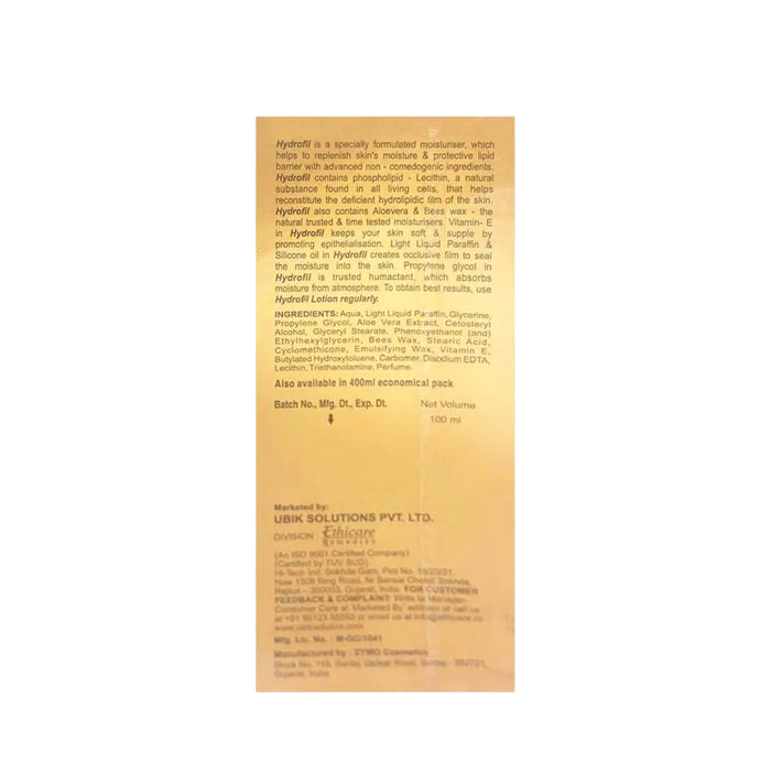 Hydrofil Emollient Lotion