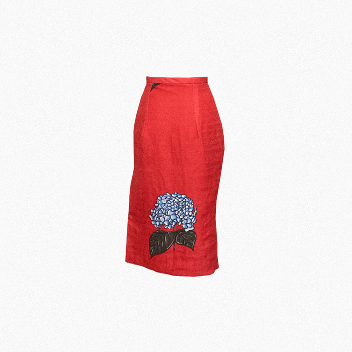 Idly Poov One Side Slit Skirt