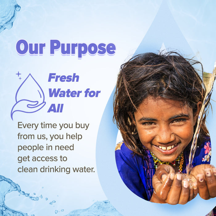 Fresh Water For All story highlighting Aqualogica brand purpose