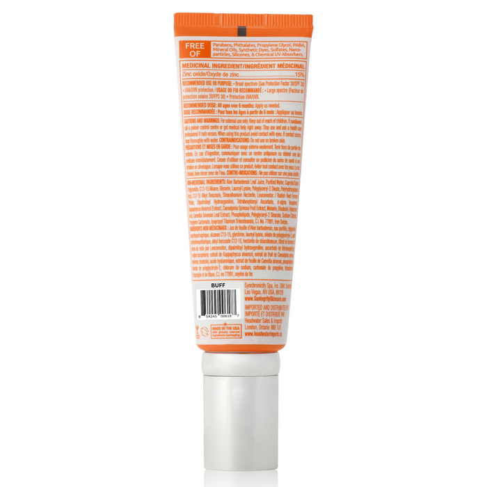 Suntegrity-Impeccable Skin SPF 30-Sun Care-CanadaImpeccableSkin-Buff_back-The Detox Market |