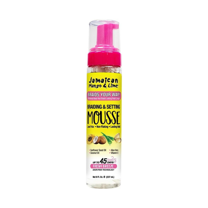 Jamaican Mango & Lime Braiding & Setting Mousse 8oz