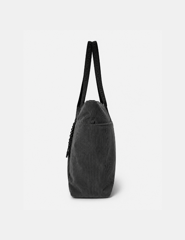 Jasper Tote - Charcoal Corduroy