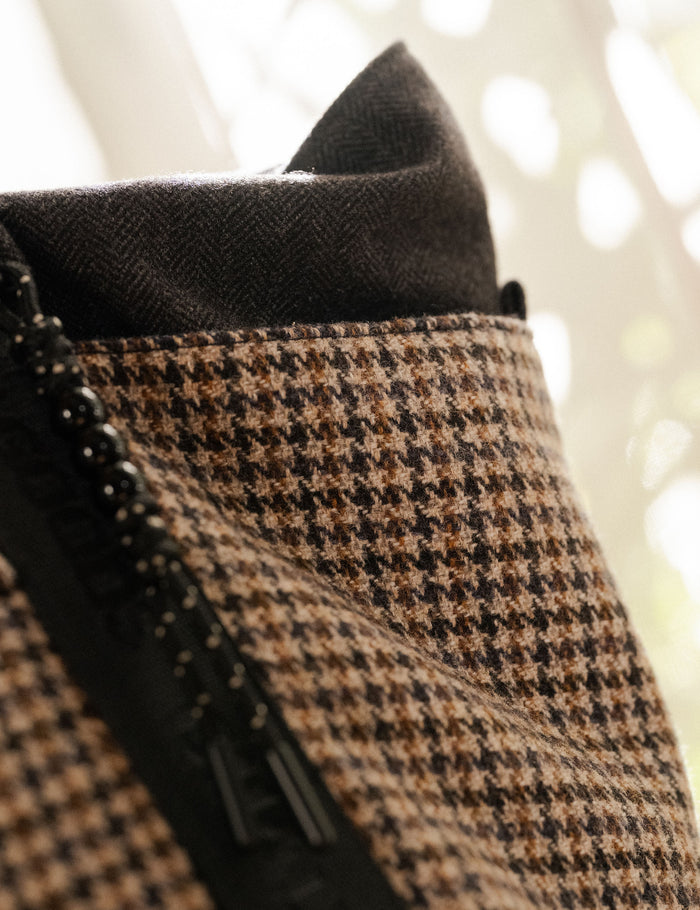 Jasper Tote - Houndstooth Herringbone