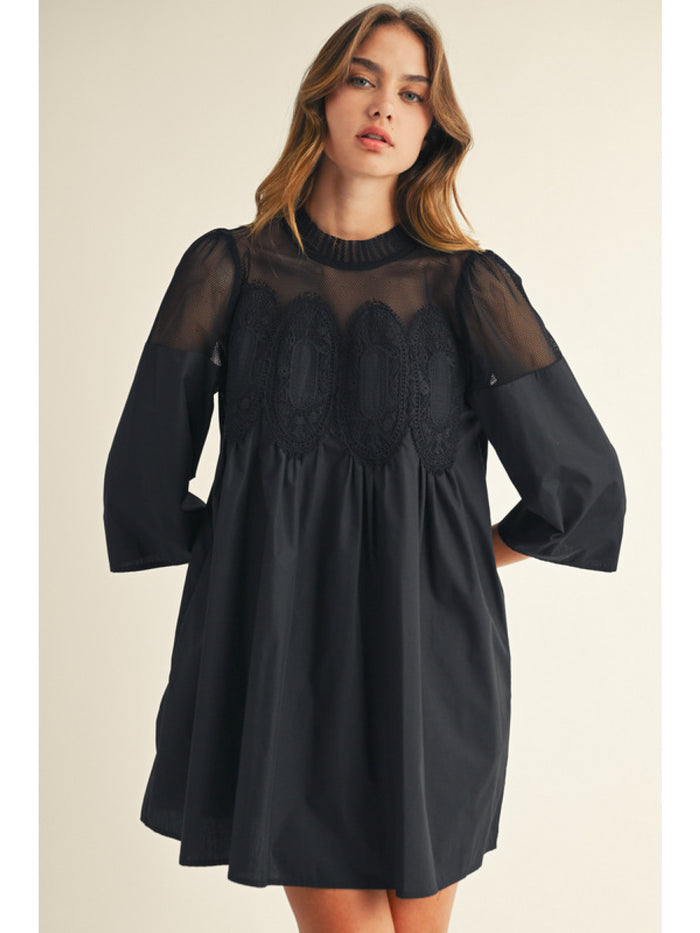 Jodifl Meadow Lace Babydoll Dress