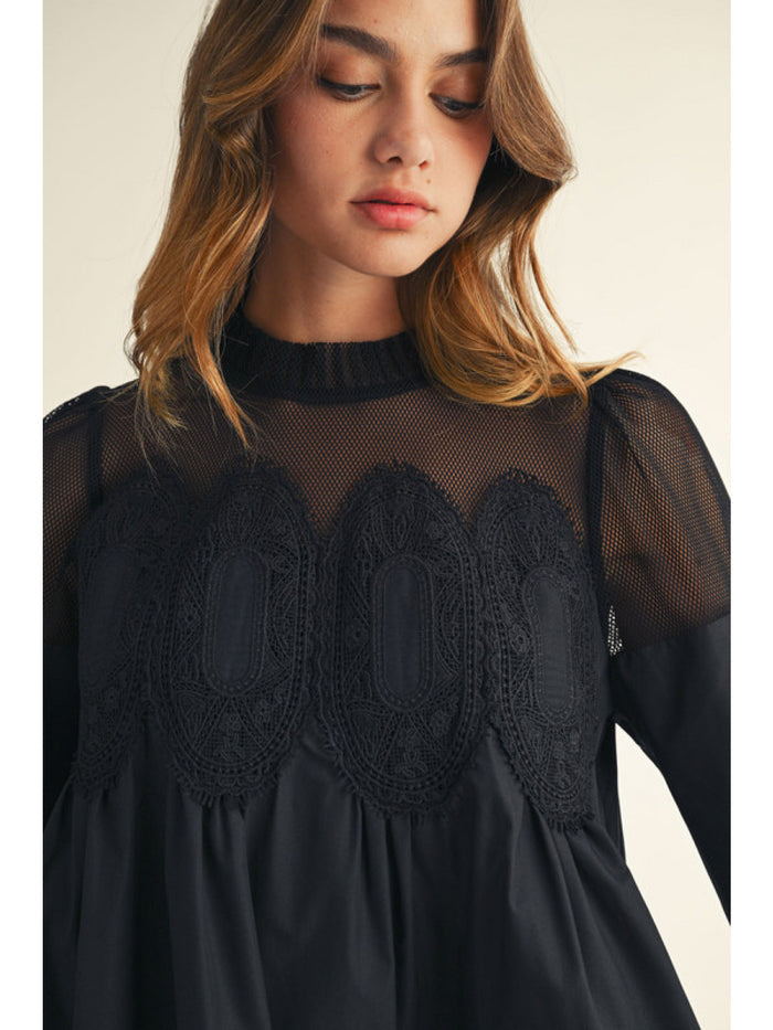 Jodifl Meadow Lace Babydoll Dress