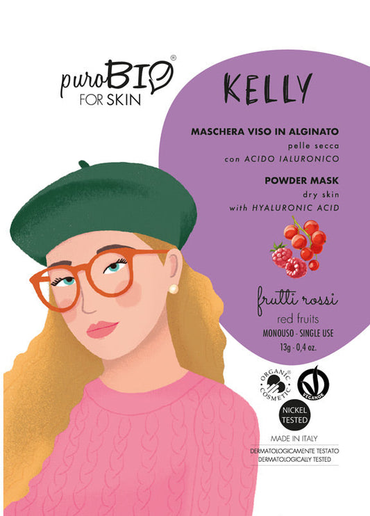 KELLY FACE MASK in ALGINATE - for DRY SKIN