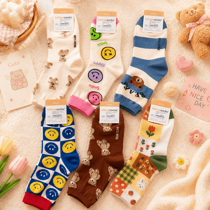 Kikiya Socks (1 Pair) - WAKRA جوارب كيكيا - Princess Cosmetics Qatar