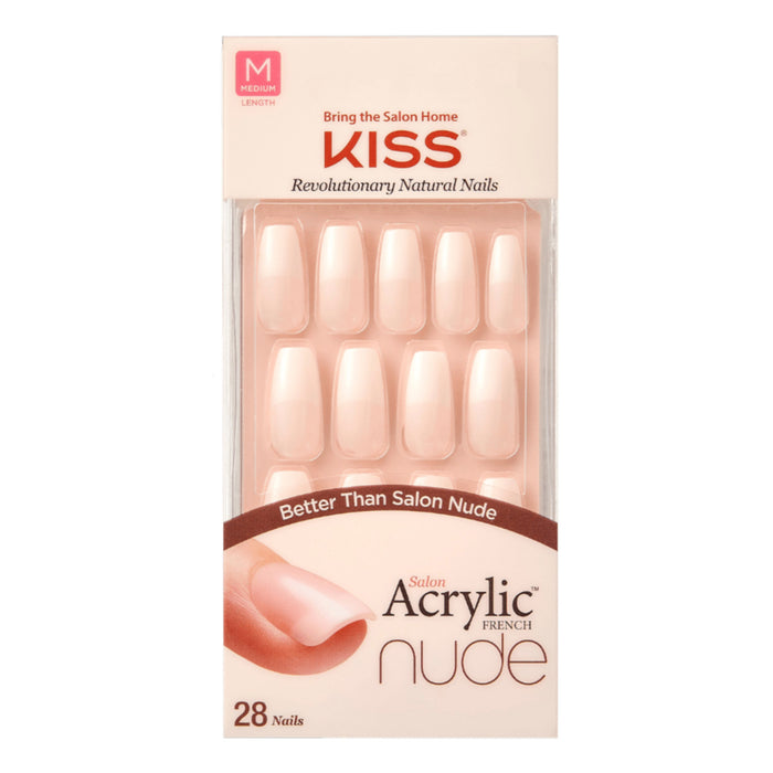 Kiss Salon Acrylic Nude 28 Nails
