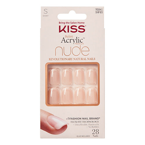 Kiss Salon Acrylic Nude 28 Nails