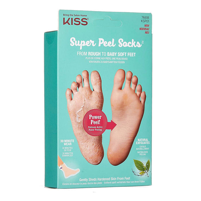 Kiss Super Peel Socks 1 Pair - ikatehouse