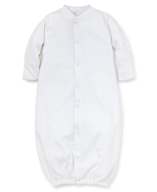 Kissy Kissy Basic Convertible Gown-White/Blue