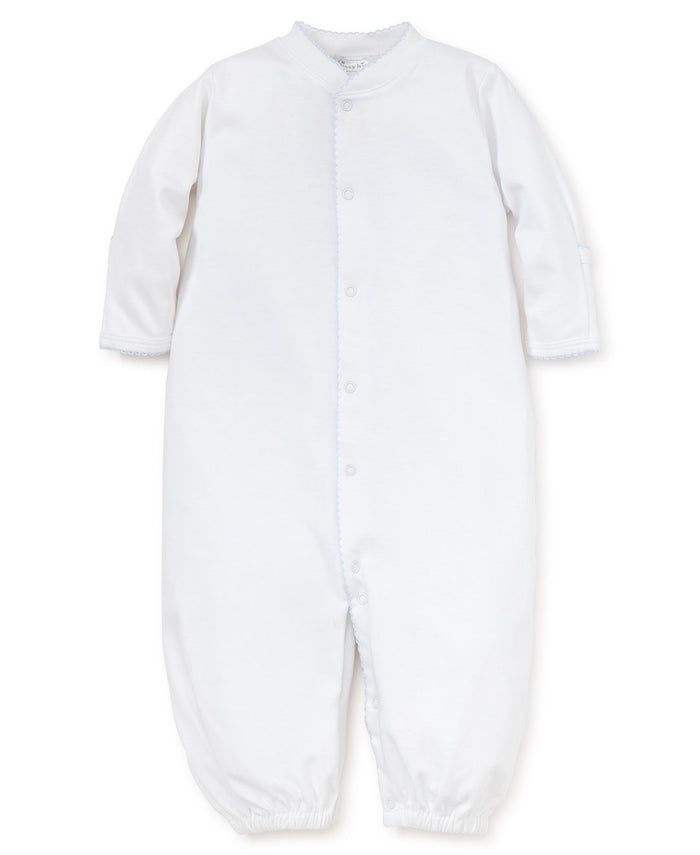 Kissy Kissy Basic Convertible Gown-White/Blue