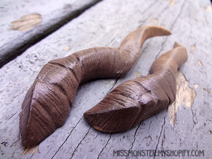 KUDU HORN BARRETTES