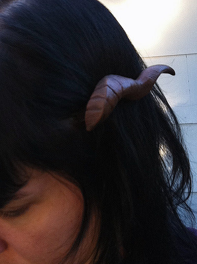 KUDU HORN BARRETTES