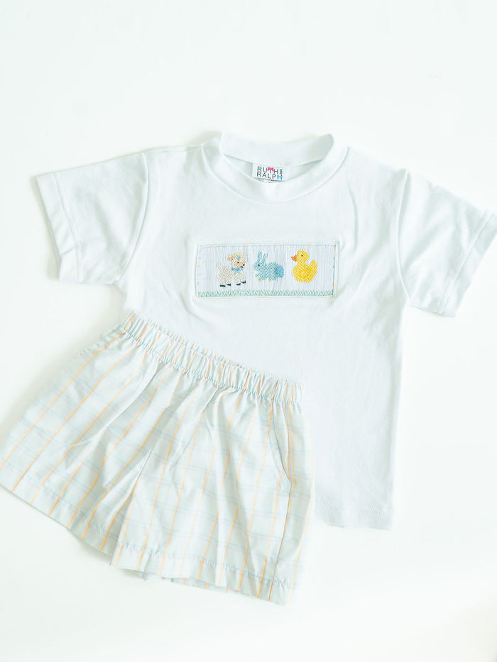Lamb, Bunny, Duck Beau T-Shirt/Shorts Set