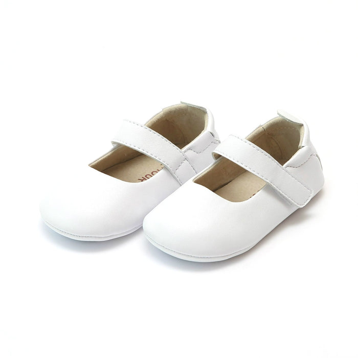 Lamour Charlotte White Soft Leather Mary Jane
