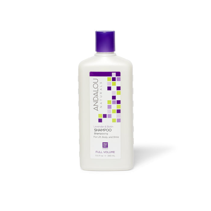 Lavender & Biotin Full Volume Shampoo - Andalou Naturals US