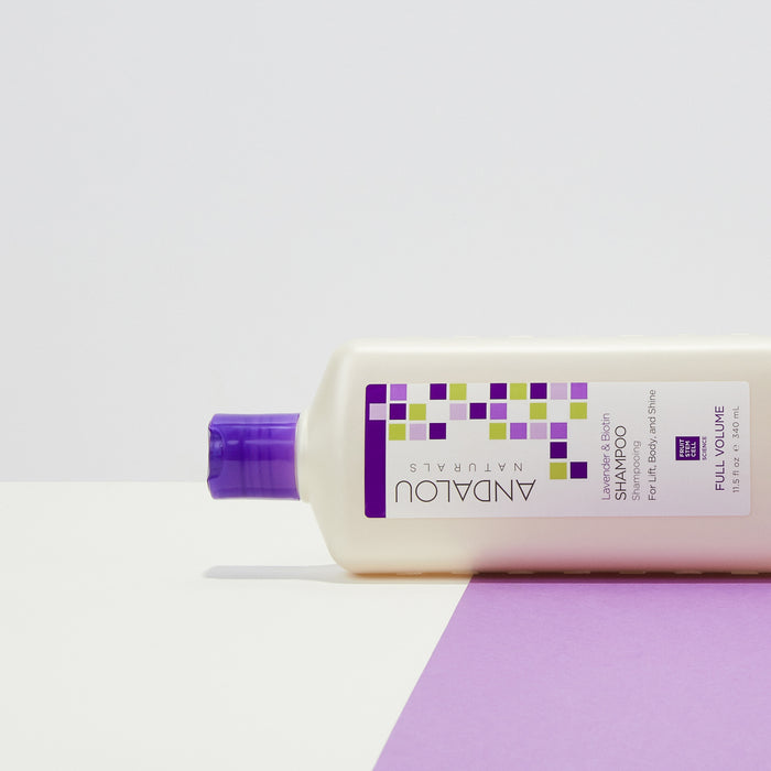 Lavender & Biotin Full Volume Shampoo - Andalou Naturals US