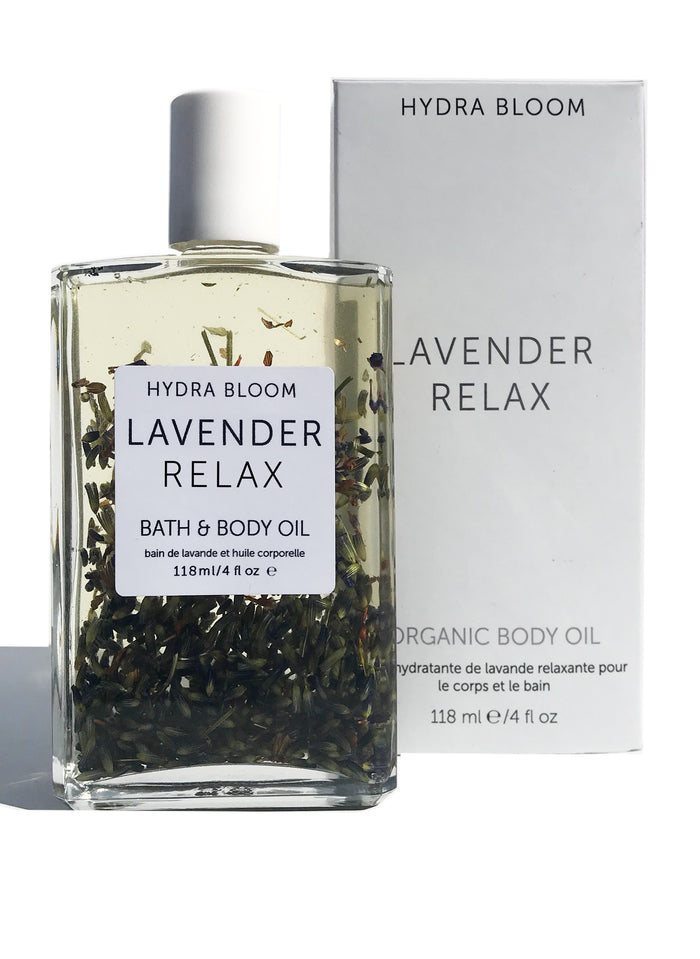 Lavender Relax Body and Bath Oil | Hydra Bloom