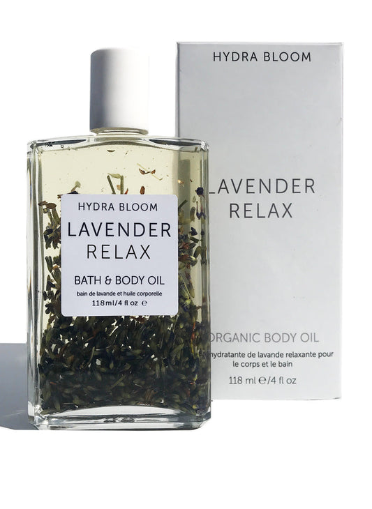 Lavender Relax Body and Bath Oil | Hydra Bloom