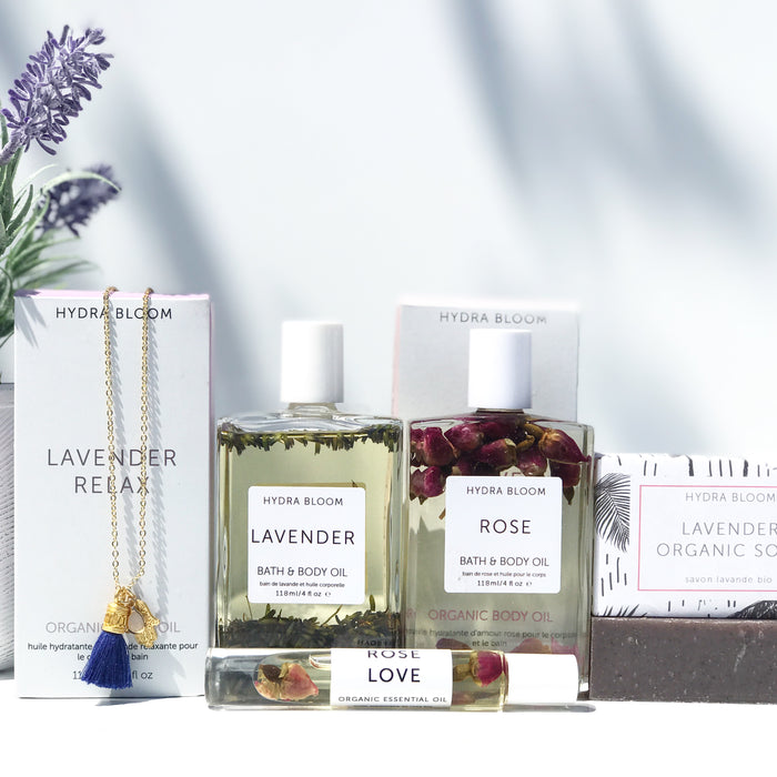 Lavender Relax Body and Bath Oil | Hydra Bloom