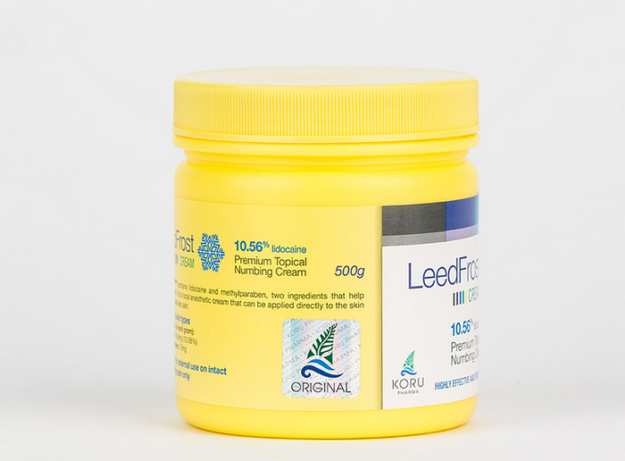 Leed Frost Cream 500g Lidocaine 10.56% Topical Numbing Anaesthetic For Procedures - SD Cosmetics Care