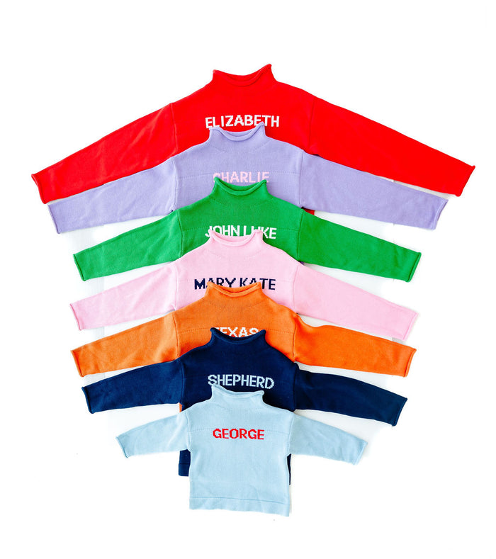 many personalized sweaters for kids