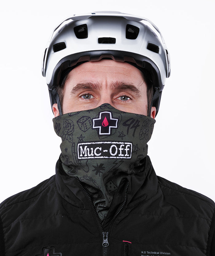 Lightweight Neck Gaiter - Green Punk