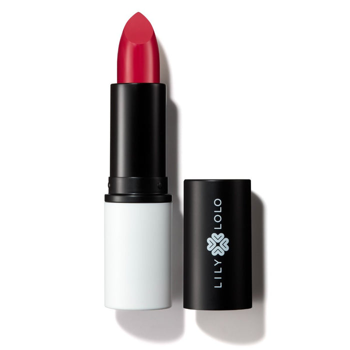 Lily Lolo MI Armor Lipstick (bold, fuschia pink): Vegan. Gluten Free. GMO Free. Cruelty Free.  A stunning natural glow.