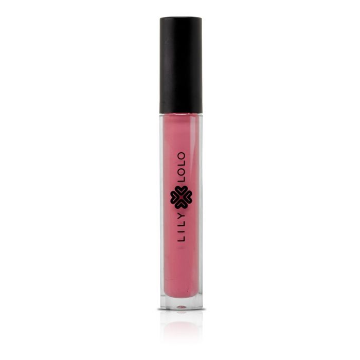 Lily Lolo Scandalips Lip Gloss (Bold pink with a hint of shimmer): Gluten Free. GMO Free. Cruelty Free.  Non Vegan. Deliciously chocolatey natural lip gloss packed with vitamin e & organic jojoba to nourish and protect your pout.
