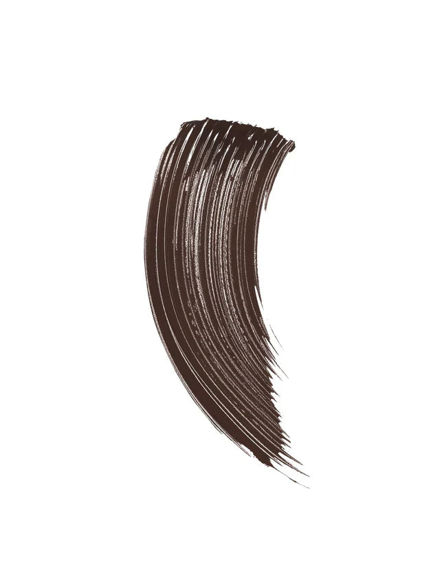 Color swatch of ILIA Limitless Mascara in "Before Dawn" (rich brown)