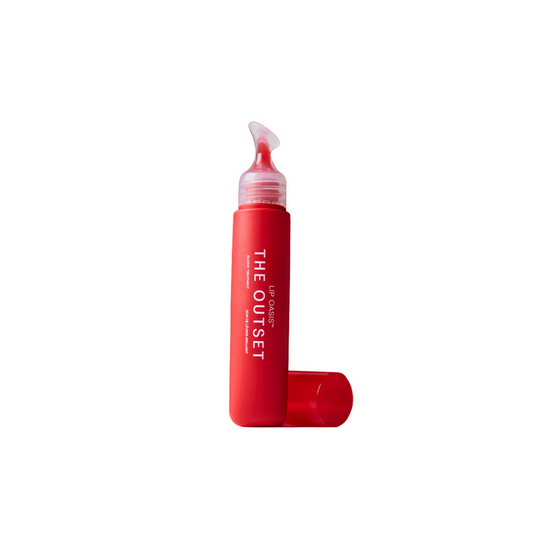 Lip Oasis™️ Glossy Treatment: Sun Kiss: Sheer Orange Red