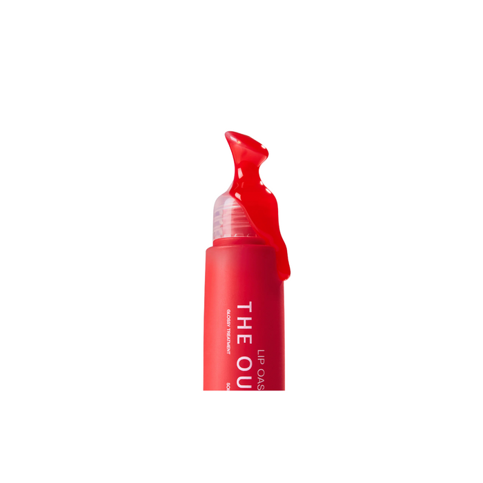 Lip Oasis™️ Glossy Treatment: Sun Kiss: Sheer Orange Red