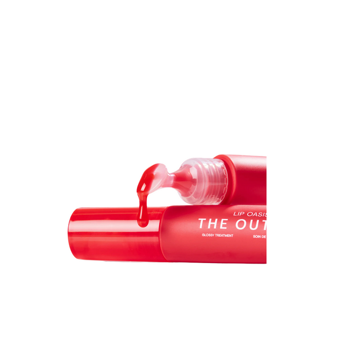 Lip Oasis™️ Glossy Treatment: Sun Kiss: Sheer Orange Red