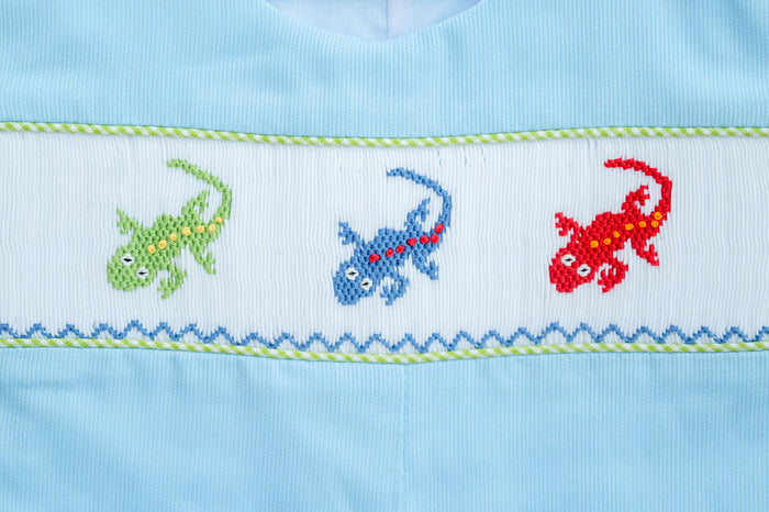 Lizards Smocked Benjamin Jonjon