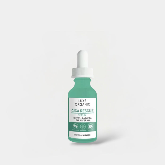 Luxe Organix Cica Rescue Serum 30ml مصل الإنقاذ لوكس أورجانيكس سيكا - Princess Cosmetics Qatar