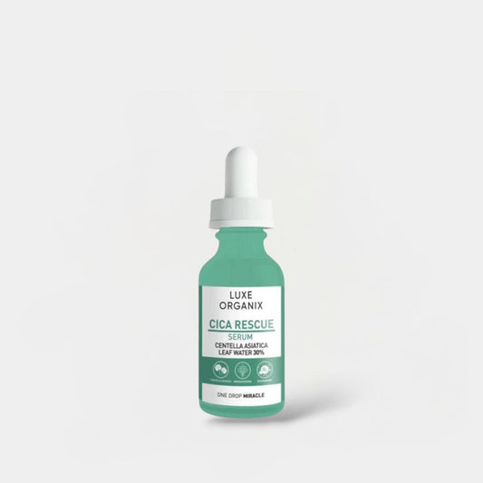 Luxe Organix Cica Rescue Serum 30ml مصل الإنقاذ لوكس أورجانيكس سيكا - Princess Cosmetics Qatar