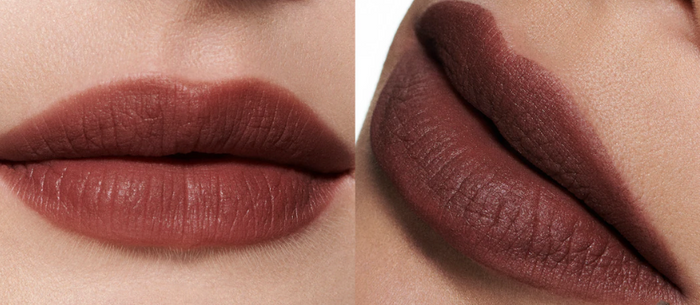 M.A.C Powder Kiss Lipstick in various shades, new in box, showcasing smooth, matte lipstick swatches and packaging.