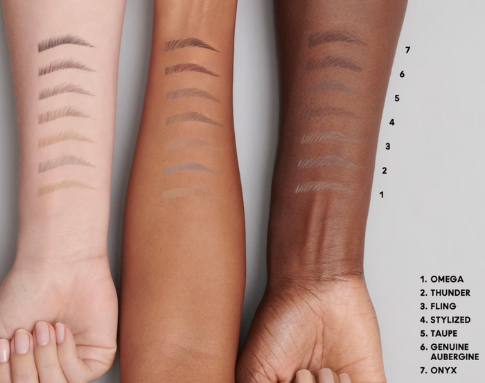 M·A·C Pro Brow Definer 1mm tip brow pencil in two shades, new in box, for precise eyebrow shaping and natural look.