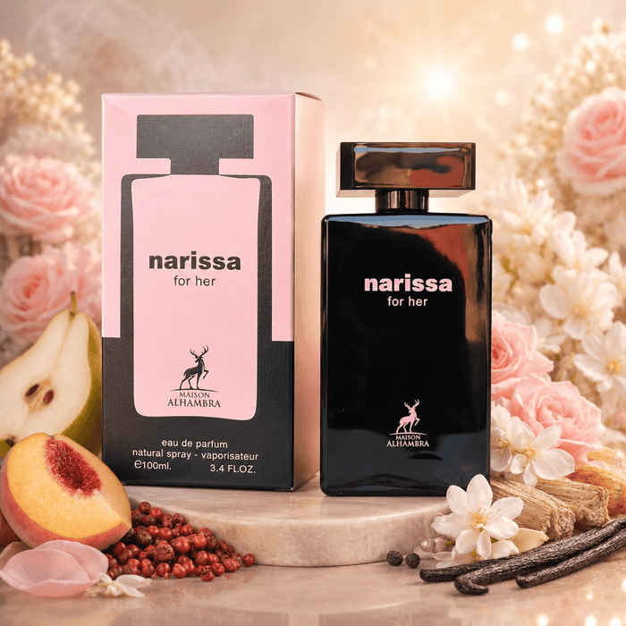 Maison Alhambra Narissa For Her 100ml ميزون الحمراء ناريسا لها - Princess Cosmetics Qatar