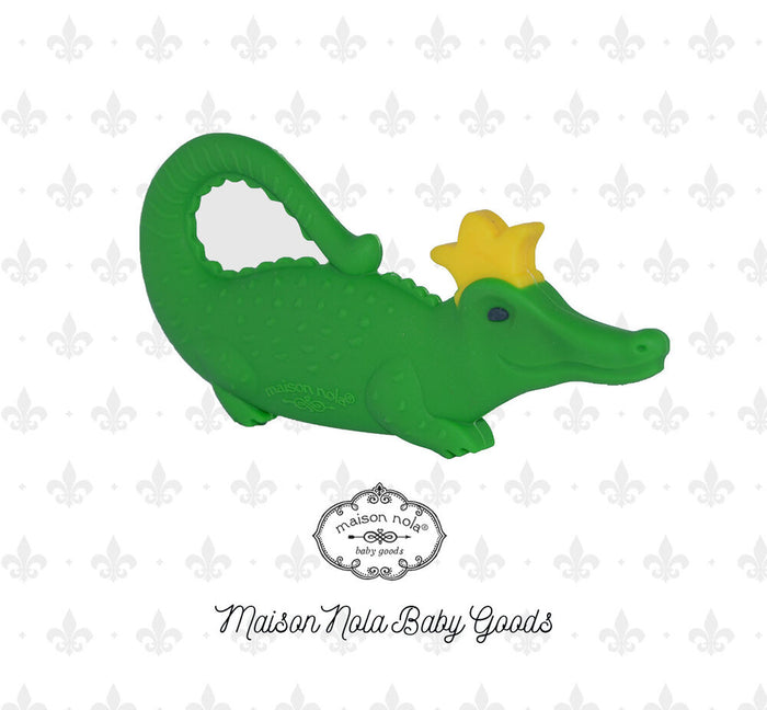 Maison Nola Green Gator Teether
