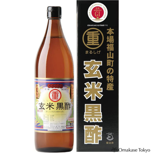 Marushige Aged Brown Rice Black Vinegar 900ml