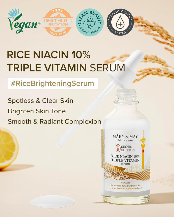 Mary&May Rice Niacin 10% Triple Vitamin Serum 80 mL