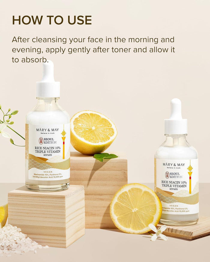 Mary&May Rice Niacin 10% Triple Vitamin Serum 80 mL