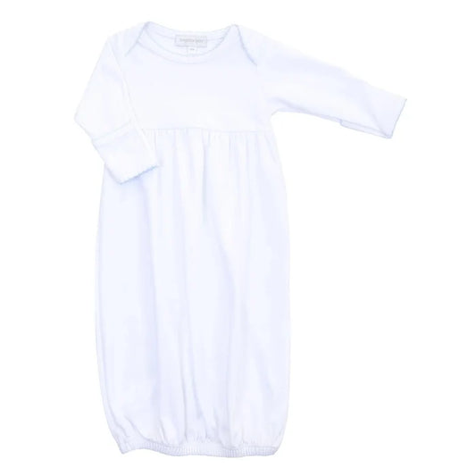 MB Essentials Gown w/ Blue Trim