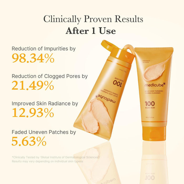 Medicube Kojic Acid Turmeric Toning Cleanser 120 g
