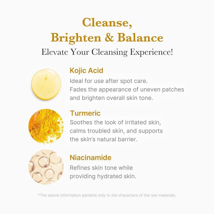 Medicube Kojic Acid Turmeric Toning Cleanser 120 g