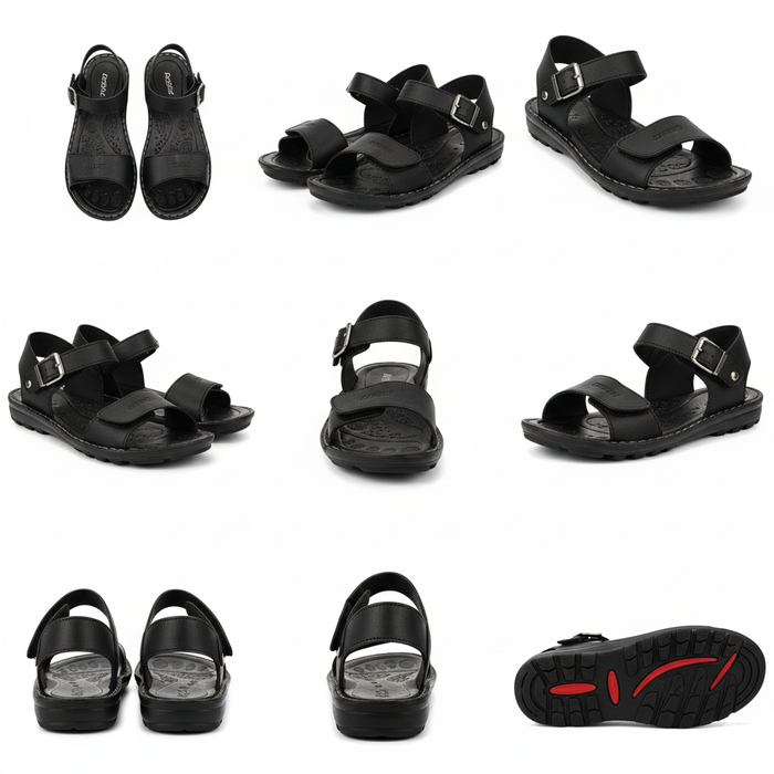 MEN SLIPPER MP-0305 BLACK
